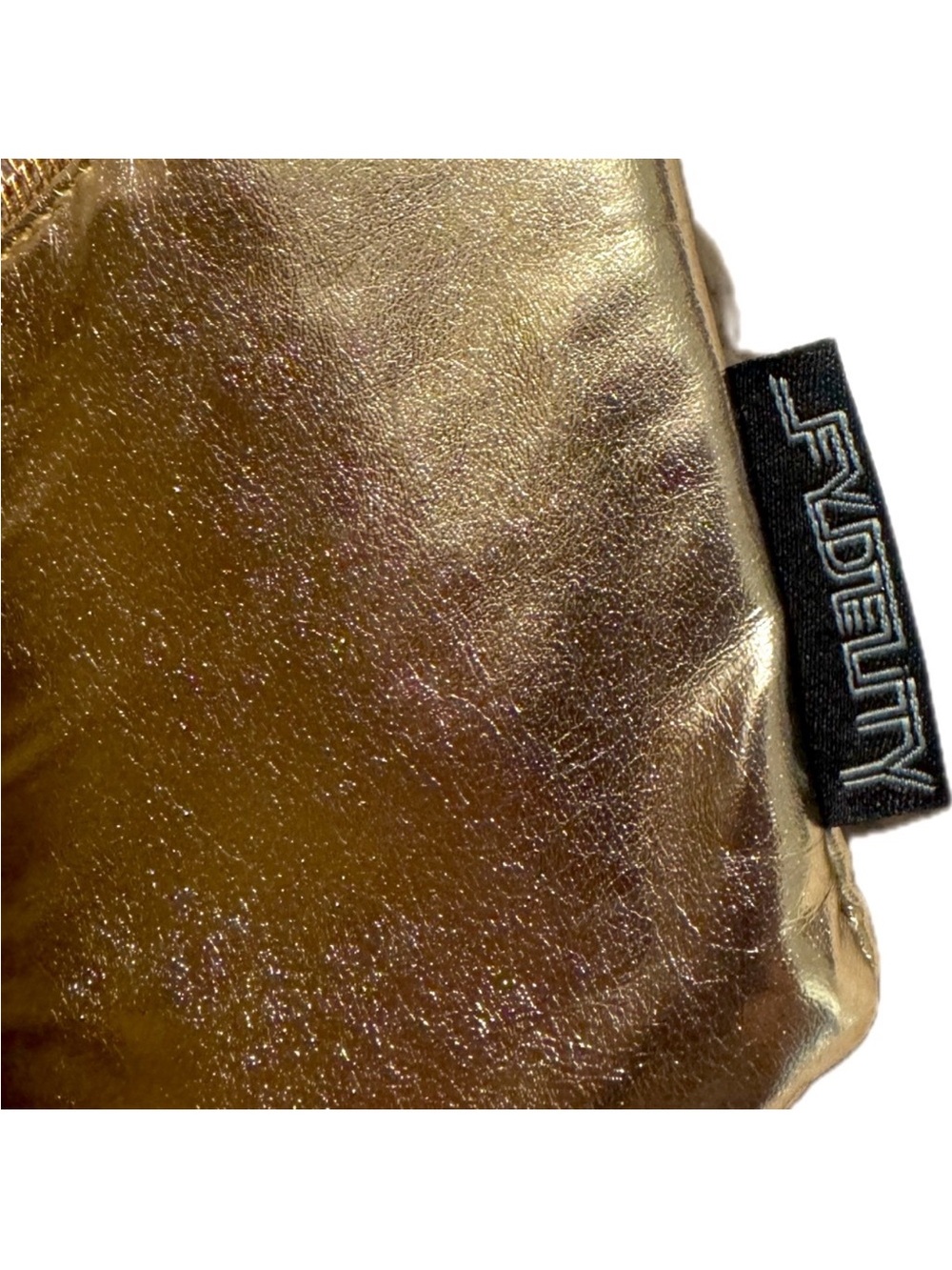 FYDELITY Metallic Gold Bag, Belt Bag, Vegan Leather, Gold Metallic Special - Picture 2 of 13